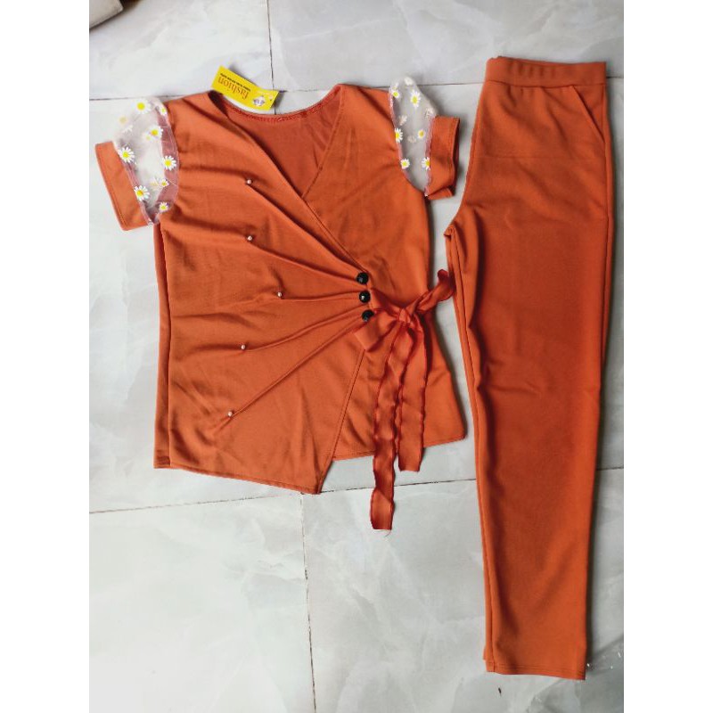 Sét bộ thun cát hàn dễ thương.ch78
