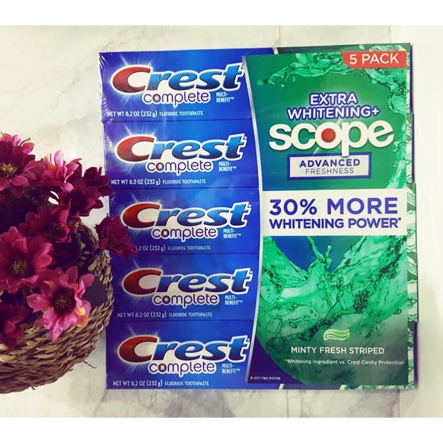 Crest Complete Extra Whitening Scope Toothpaste 152g - Usa