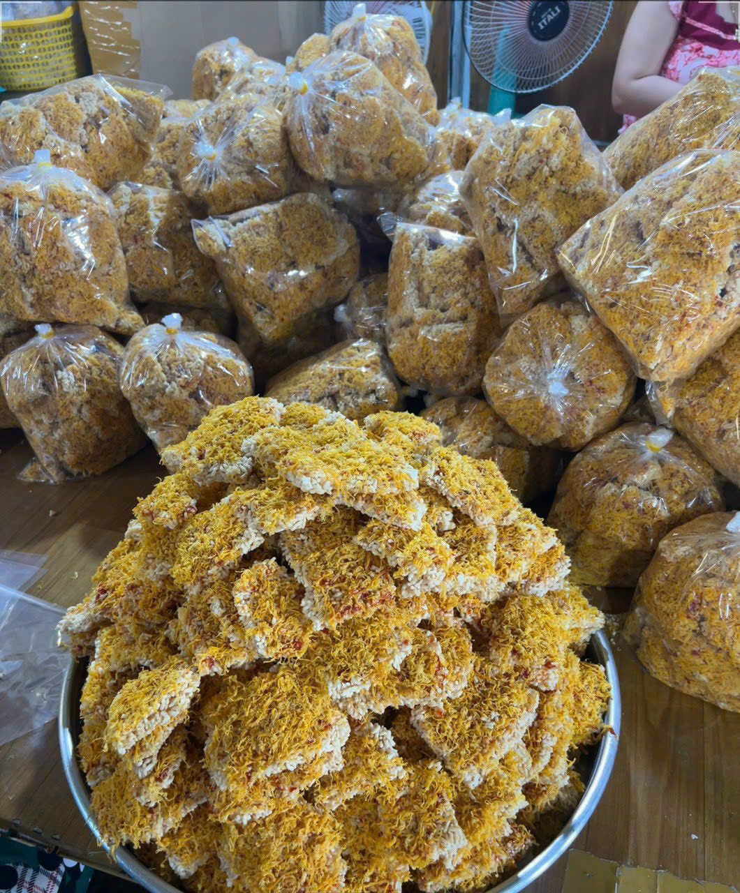 Cơm cháy nếp, lứt bể chà bông bịch 500gr