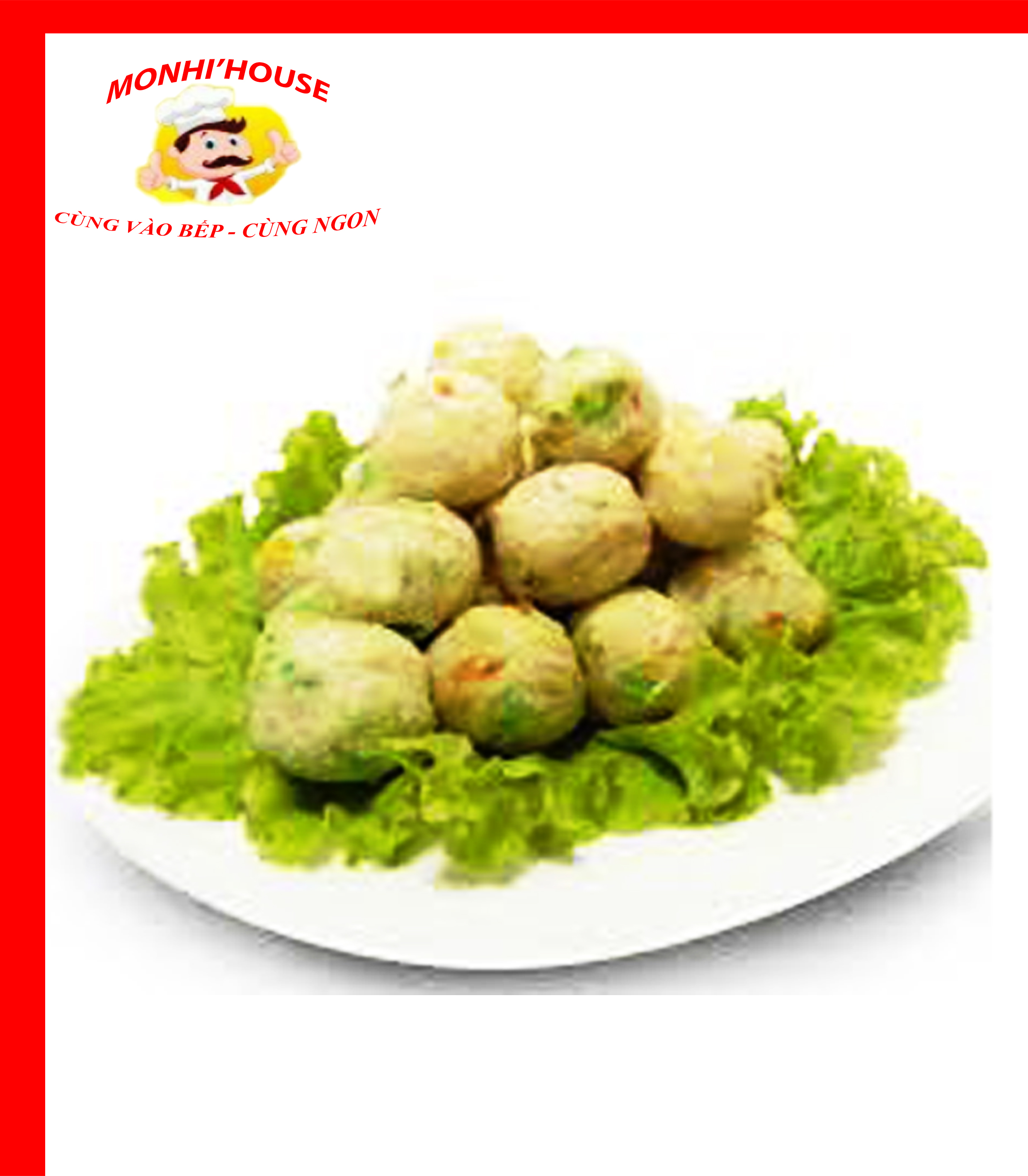 1Kg Cá Viên Rau Củ_Giao Hỏa Tốc HCM (gồm 2 gói 500g)