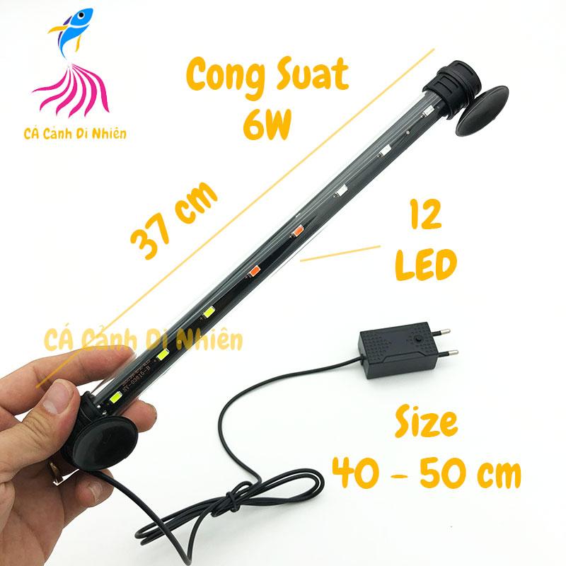 Đèn LED 3 Màu T4-40LED cho hồ cá có chiều dài từ 40 - 50 cm(CHIỀU DÀI ĐÈN 37 CM)