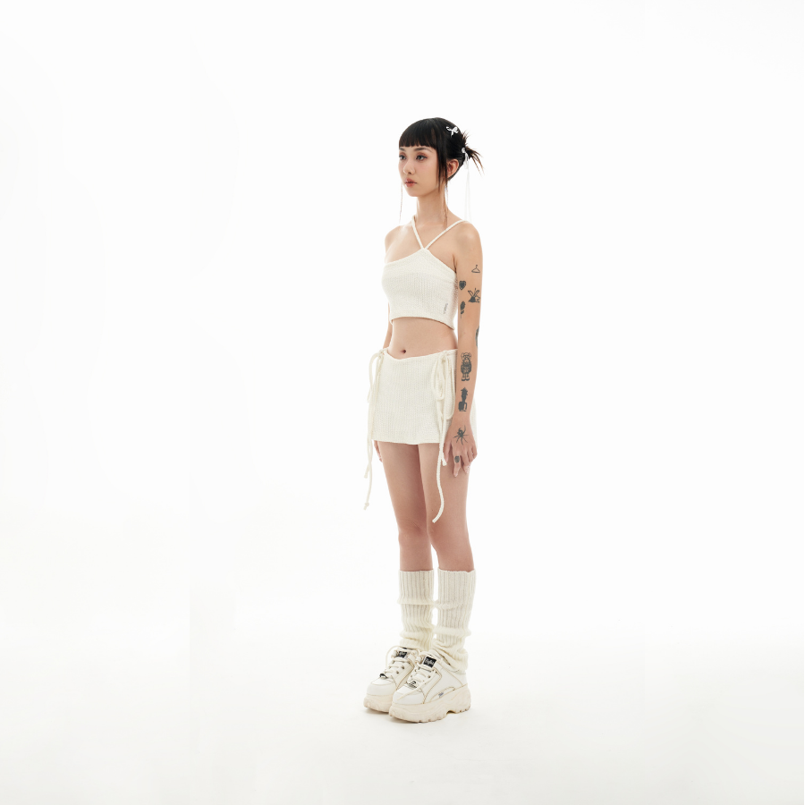 Set Áo Croptop Và Chân Váy Thắt Eo Tôn Dáng KENNEDY SET - RORA