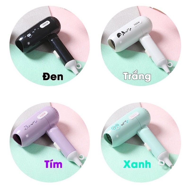 Máy sấy tóc mini icon siêu kute bỏ túi( giao màu ngẫu nhiên)