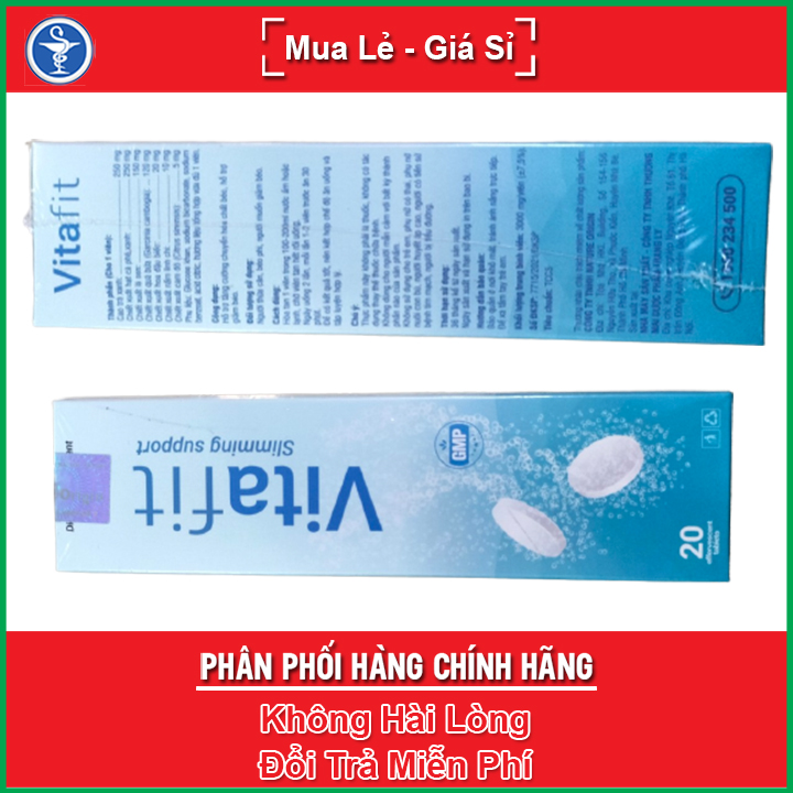 Vitafit – Hỗ Trợ Giảm Béo (Hộp 20 Viên Sủi) Yes Pharmacy