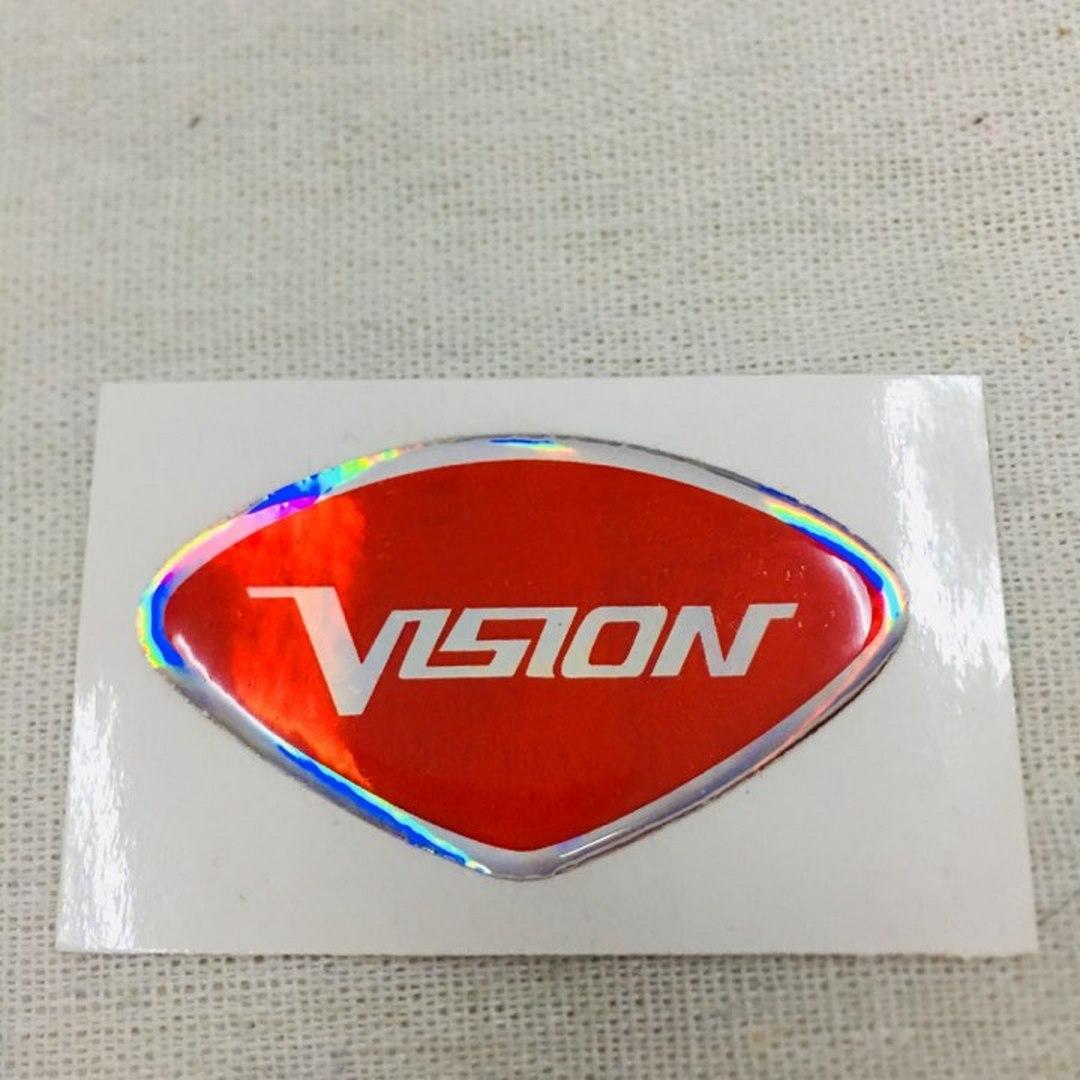 [HCM]TEM LOGO CHỮ VISION TRANG TRÍ XE (MÀU ĐEN)
