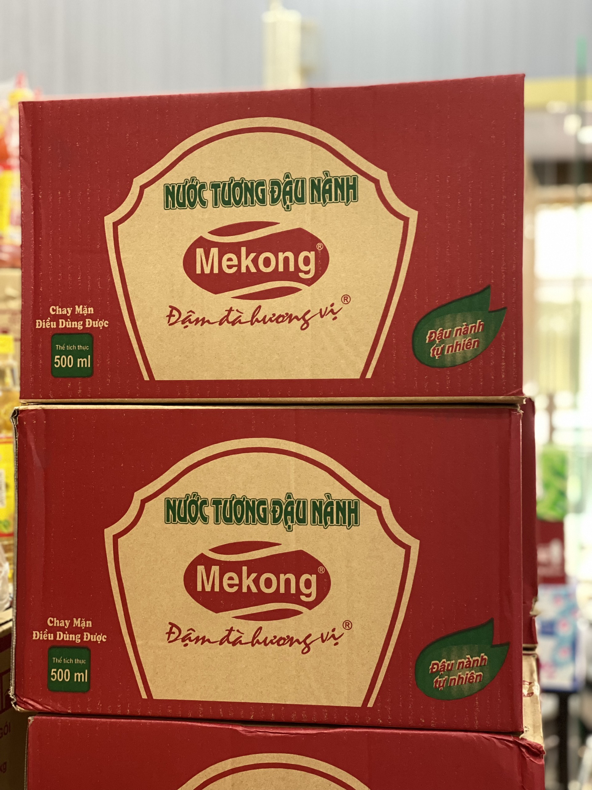 ( Lốc 6 chai )Nước tương Đầu Bếp Đỏ Mekong 500ml