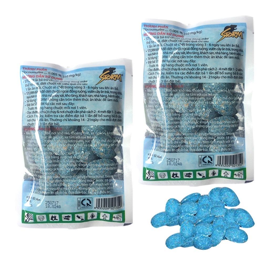 Hanpet -Storm túi 20 viên Thuốc diệt chuột thông minh cơ chế chống đông máu