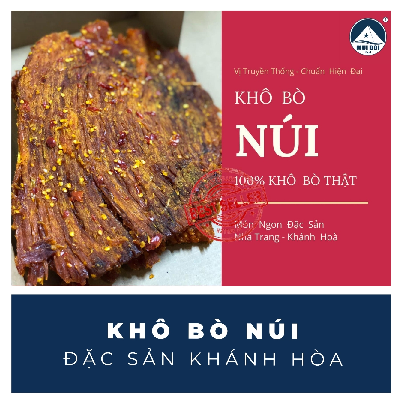 Khô bò NÚI - Đặc Sản Khánh Hòa