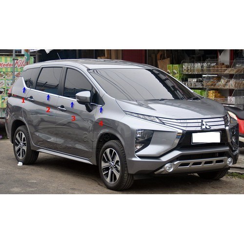 [Mitsubishi Xpander] NẸP CHÂN KÍNH XPANDER 2020 INOX