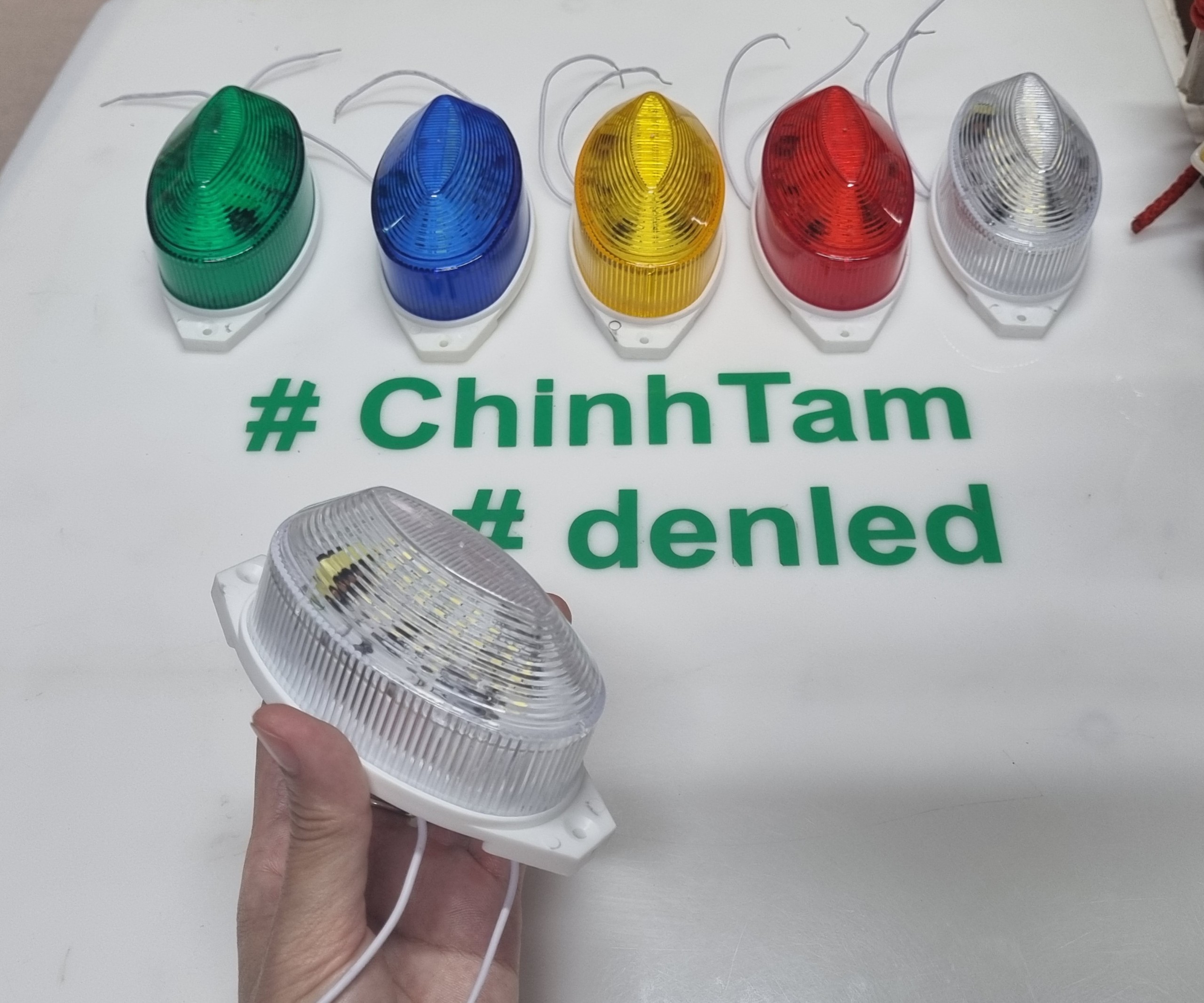 Combo 5 đèn chớp sấm sét flash lamp 220Vac