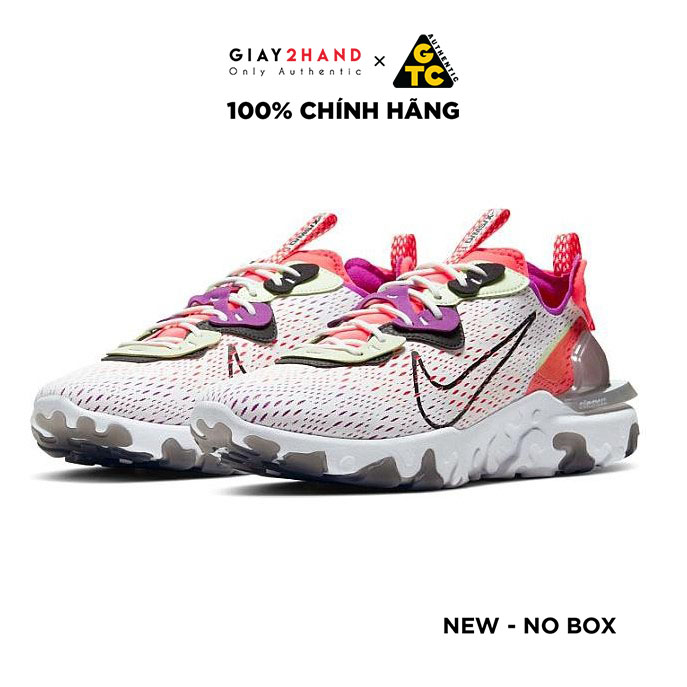[HCM]Giày Sneaker Thể Thao Chạy Bộ REACT VISION D/MS/X MULTICOLOR (Authentic 100%)