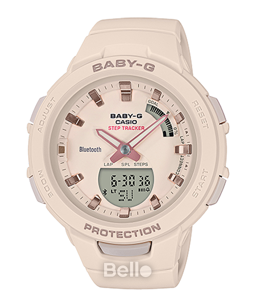 Đồng hồ Casio Baby-G Nữ BSA-B100-4A1 chính hãng chống va đập, chống nước 100m - Bảo hành 5 năm - Pin trọn đời