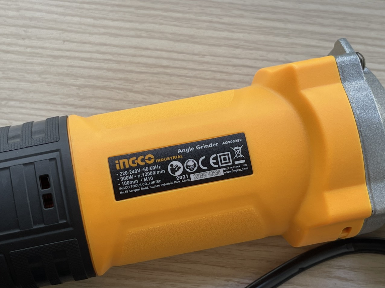 [HCM]Máy mài máy cắt 900W Ingco AG900282 ( công tắc đuôi )
