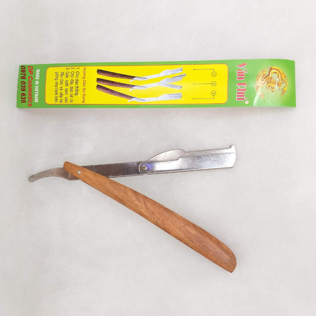 Dao cạo cán gỗ cao cấp