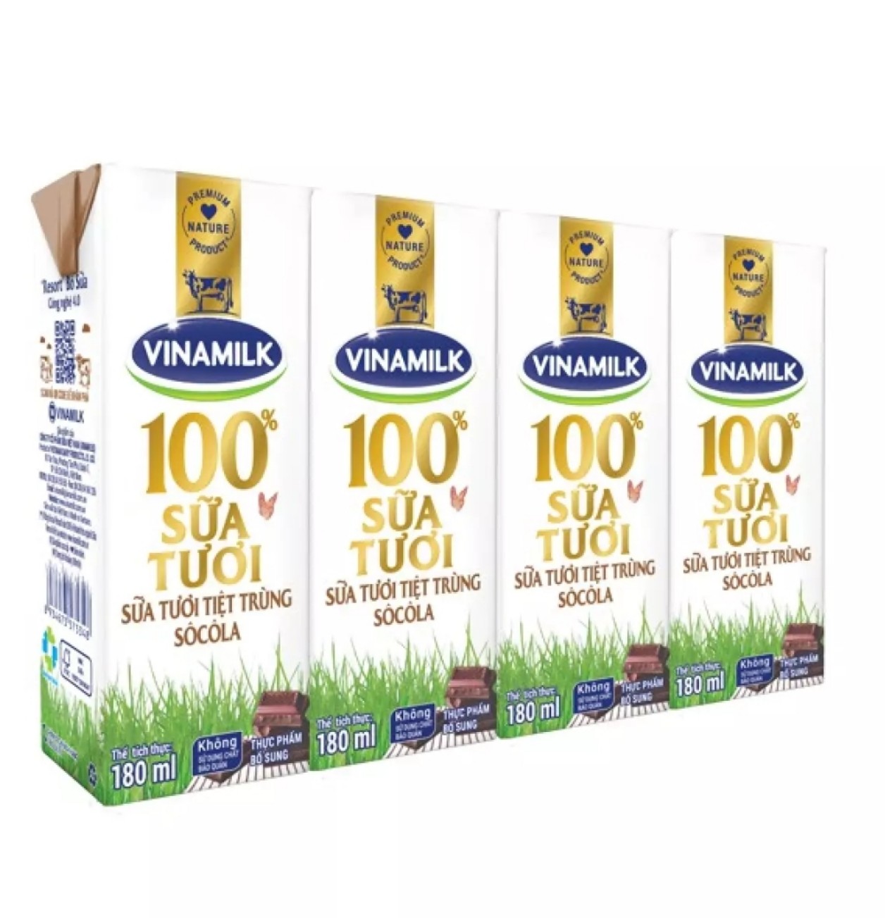 (HCM) LỐC 4 HỘP SỮA VINAMILK 180ML