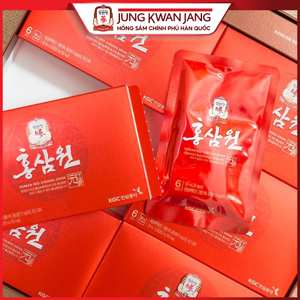 Nước Hồng Sâm Won Hàn Quốc KGC Jung Kwan Jang (Hộp 15, 30 gói)