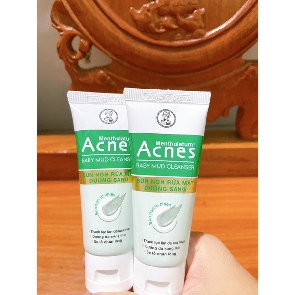 Kem rửa mặt bùn non Acnes 25g