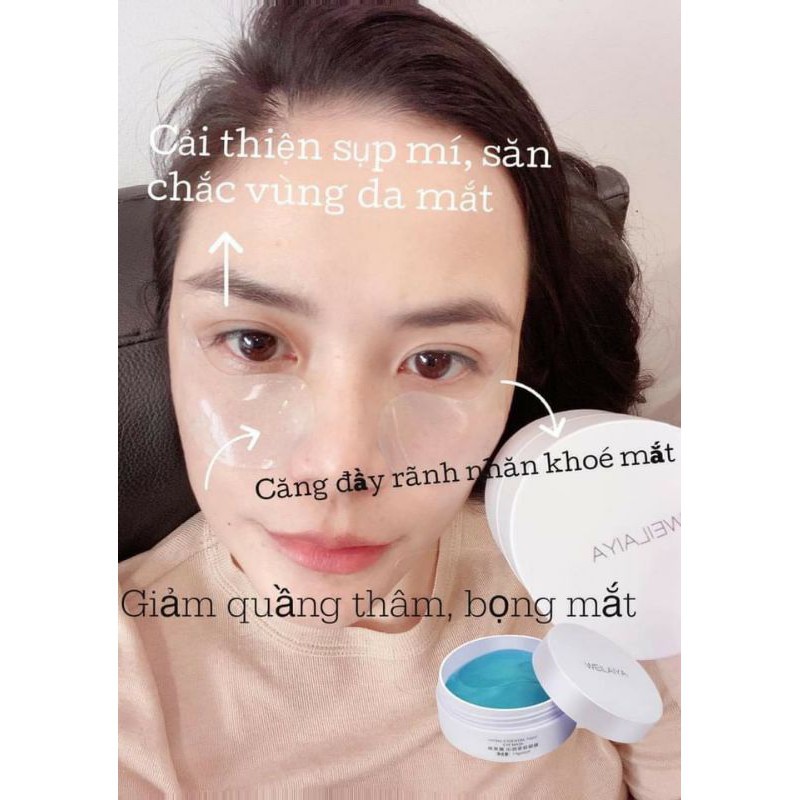 Mặt nạ mắt WEILAIYA mờ thâm xóa nhăn mắt