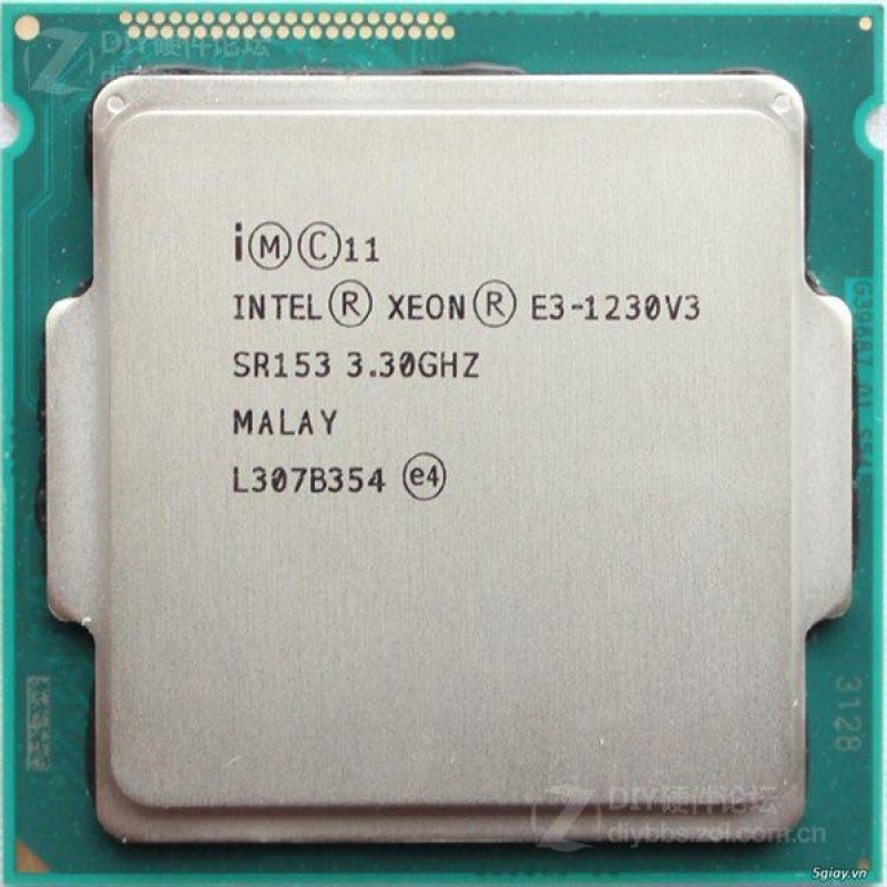 Bảng giá CPU Xeon E3 1230v2,  Xeon E3 1230v2, Bộ vi xử lý Xeon E3 1230v2 mạnh tương đương i7 3770, 8M Cache Upto 3.50 GHz 4 nhân 8 luồng Socket 1155 (đã qua sử dụng) Phong Vũ
