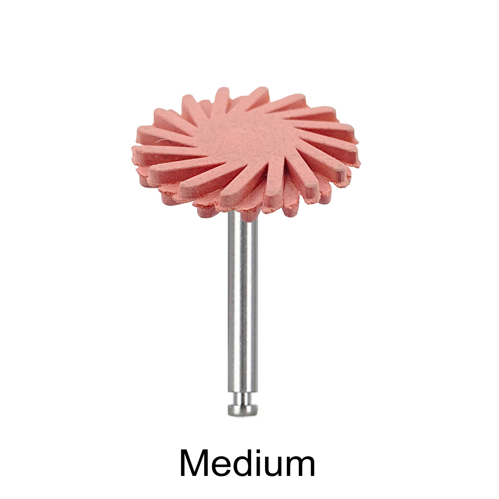 1PC nha khoa cao su đánh bóng composite nhựa đánh bóng đĩa kim cương hệ thống ra đĩa 14mm bánh xe xoắn ốc Flex bàn chải burs 3 màu sắc