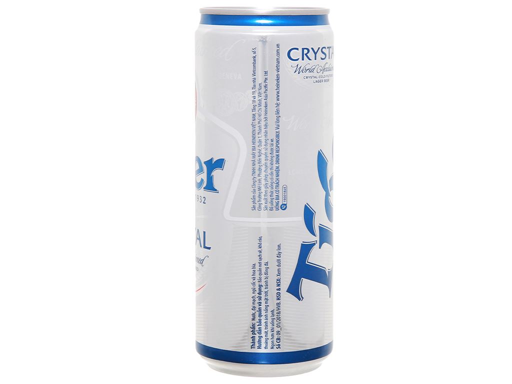 Thùng 24 lon Tiger Crystal lon cao mới 330ml