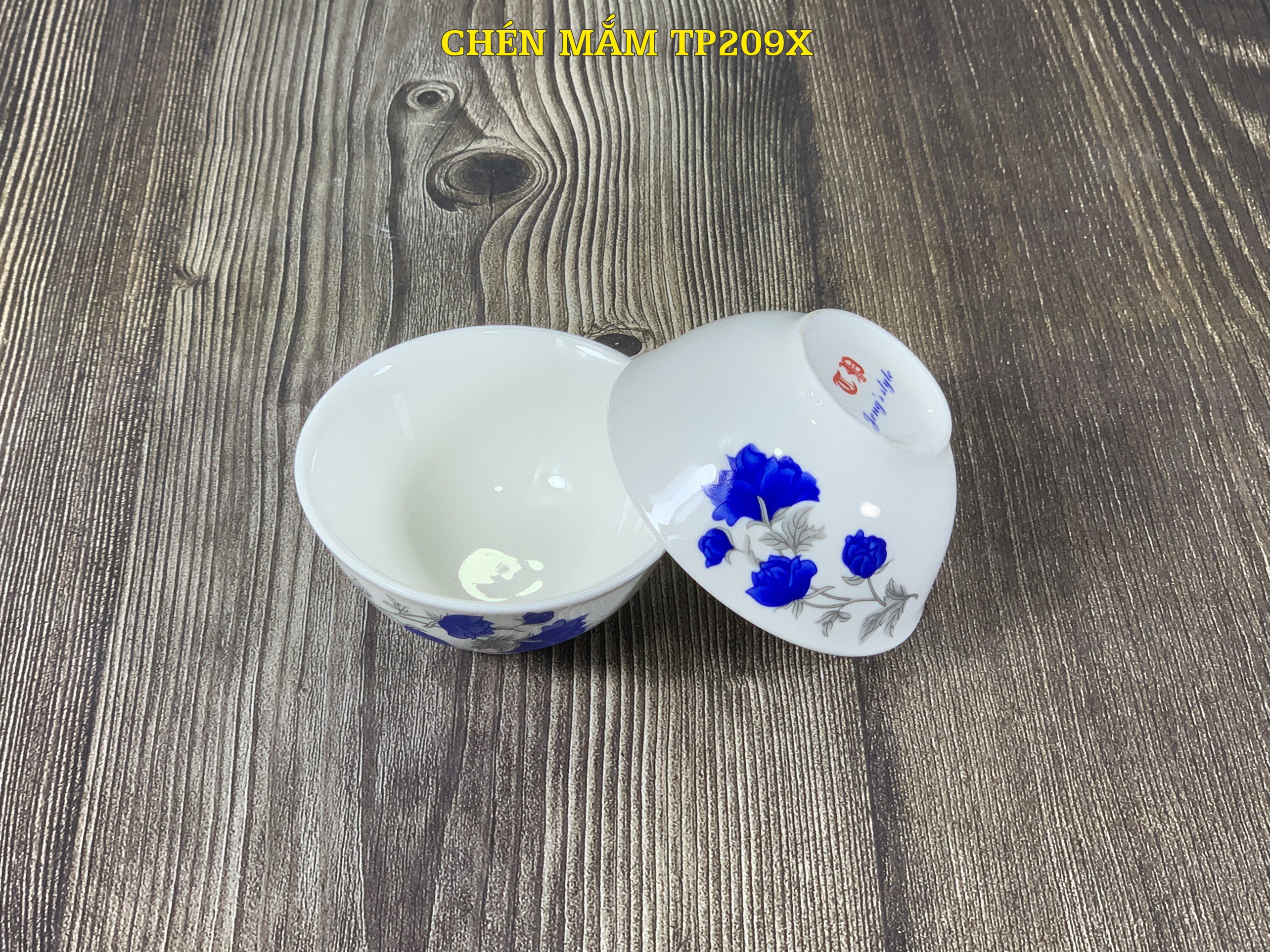 CHÉN MẮM, CHÉN CHÈ TP 209X SỨ BÁT BẢO CAO CẤP, sINCE_1977