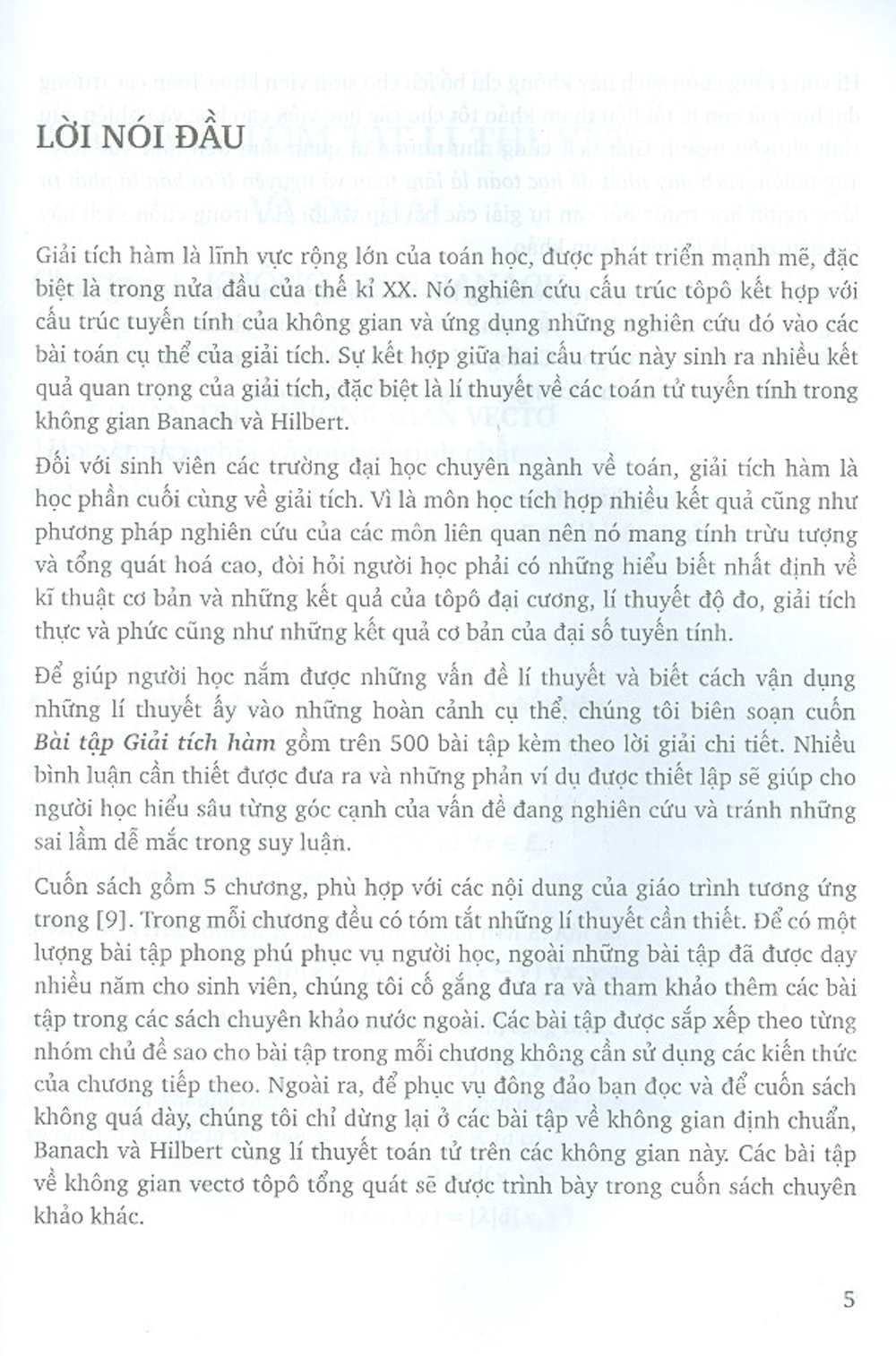 Bài Tập Giải Tích Hàm