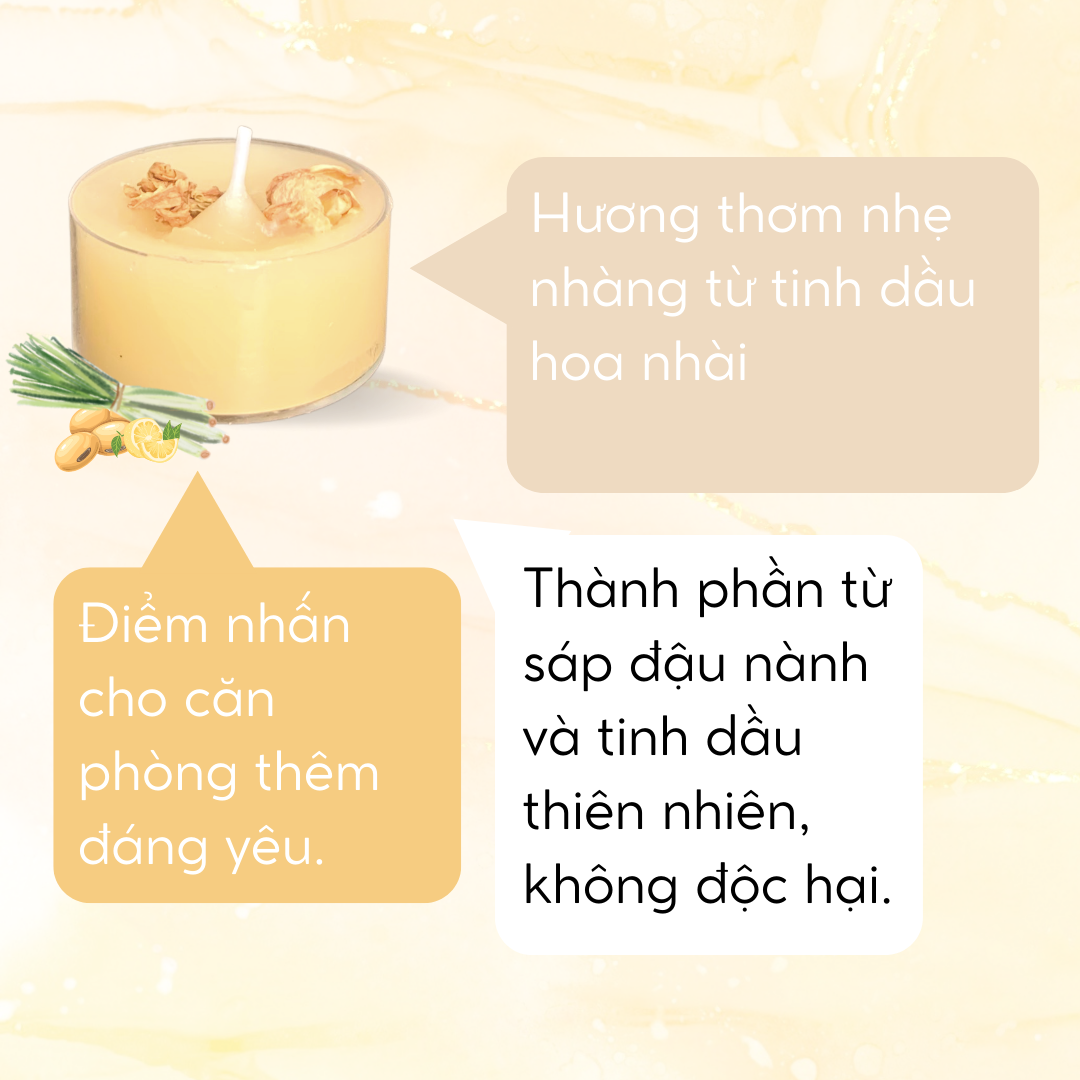 PEARL CANDLE [Labbi] Nến trang trí / Candle