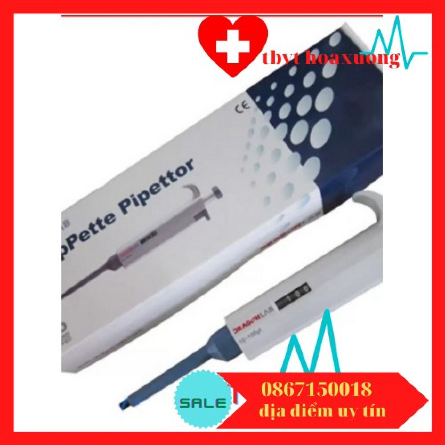 Micropipette pipet tự động dragon lab các dải từ 0.5 - 5000μl
