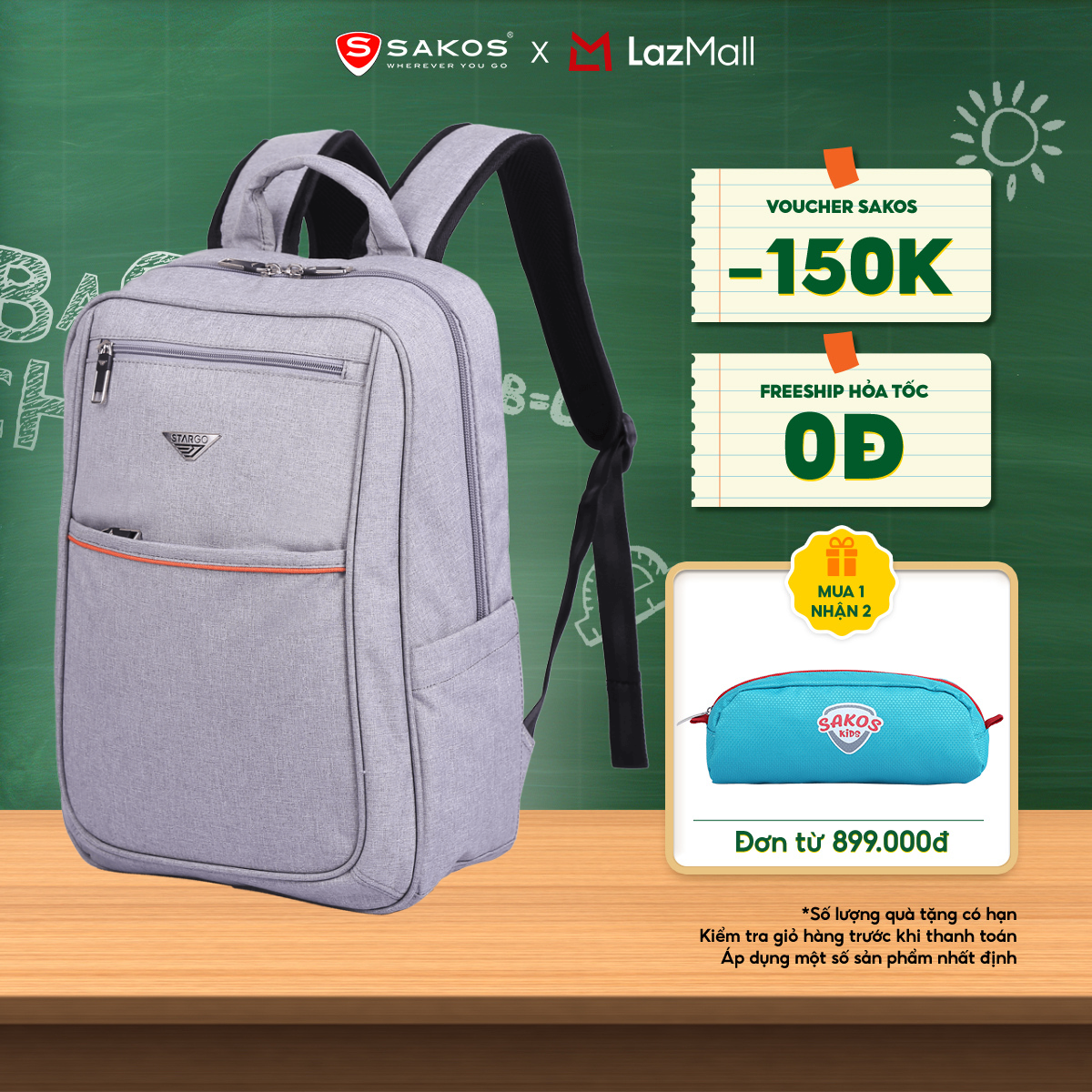 Stargo Darian 14 Inch Laptop Backpack - Compact, Lightweight, Convenient, Affordable Price