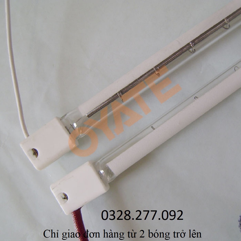 Đèn Sấy hồng ngoại 1000w 40cm trắng trong