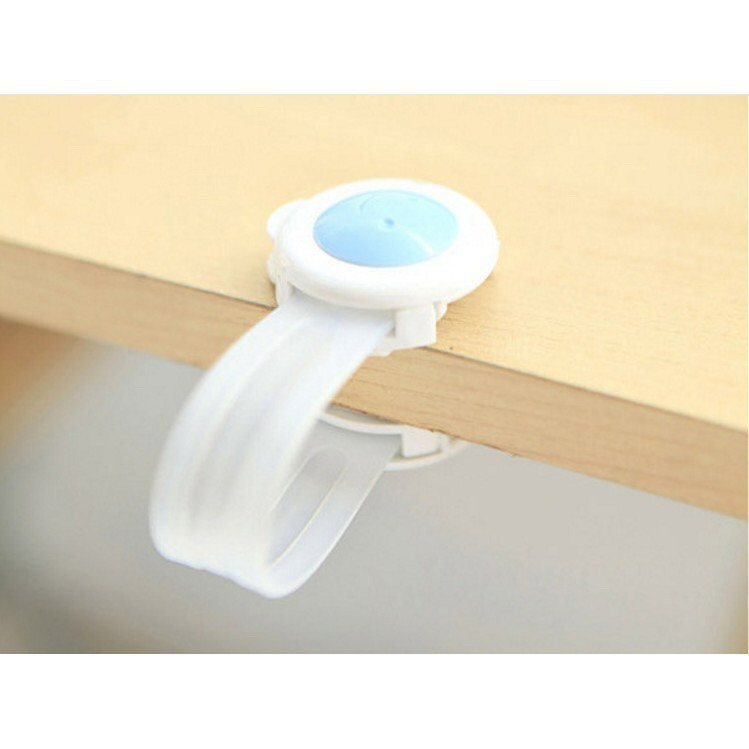 Combo 2 khóa chặn cửa tủ lạnh an toàn cho bé
