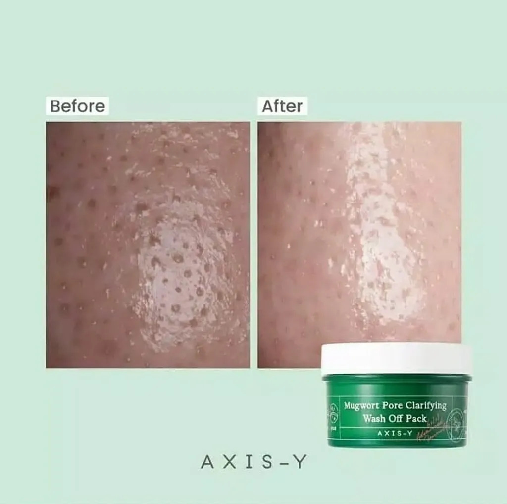Mặt Nạ Rửa AXIS-Y Mugwort Pore Clarifying Wash Off Pack