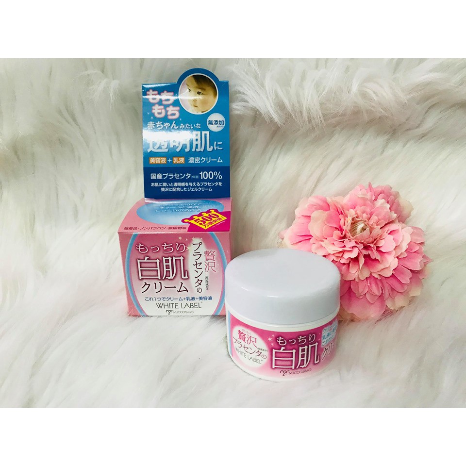 Kem dưỡng trắng da White Label Premium Placenta Cream 60g