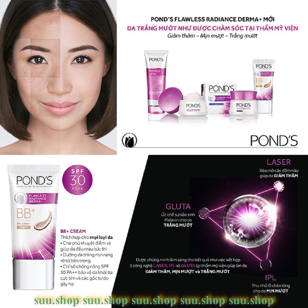 Kem BB Ponds 25g Flawless Radiance Derma+
