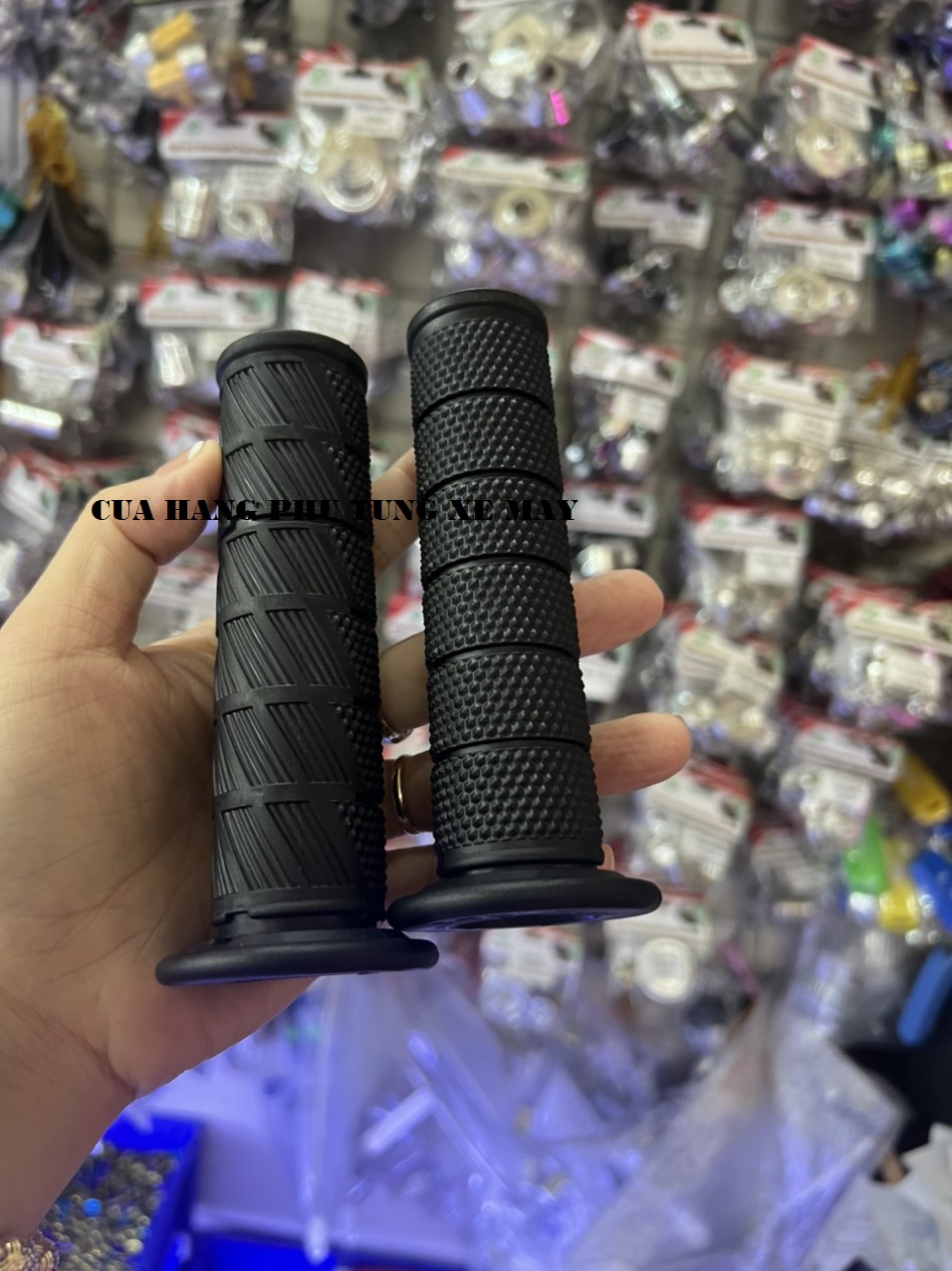 Bao tay xe máy crg cao su mềm