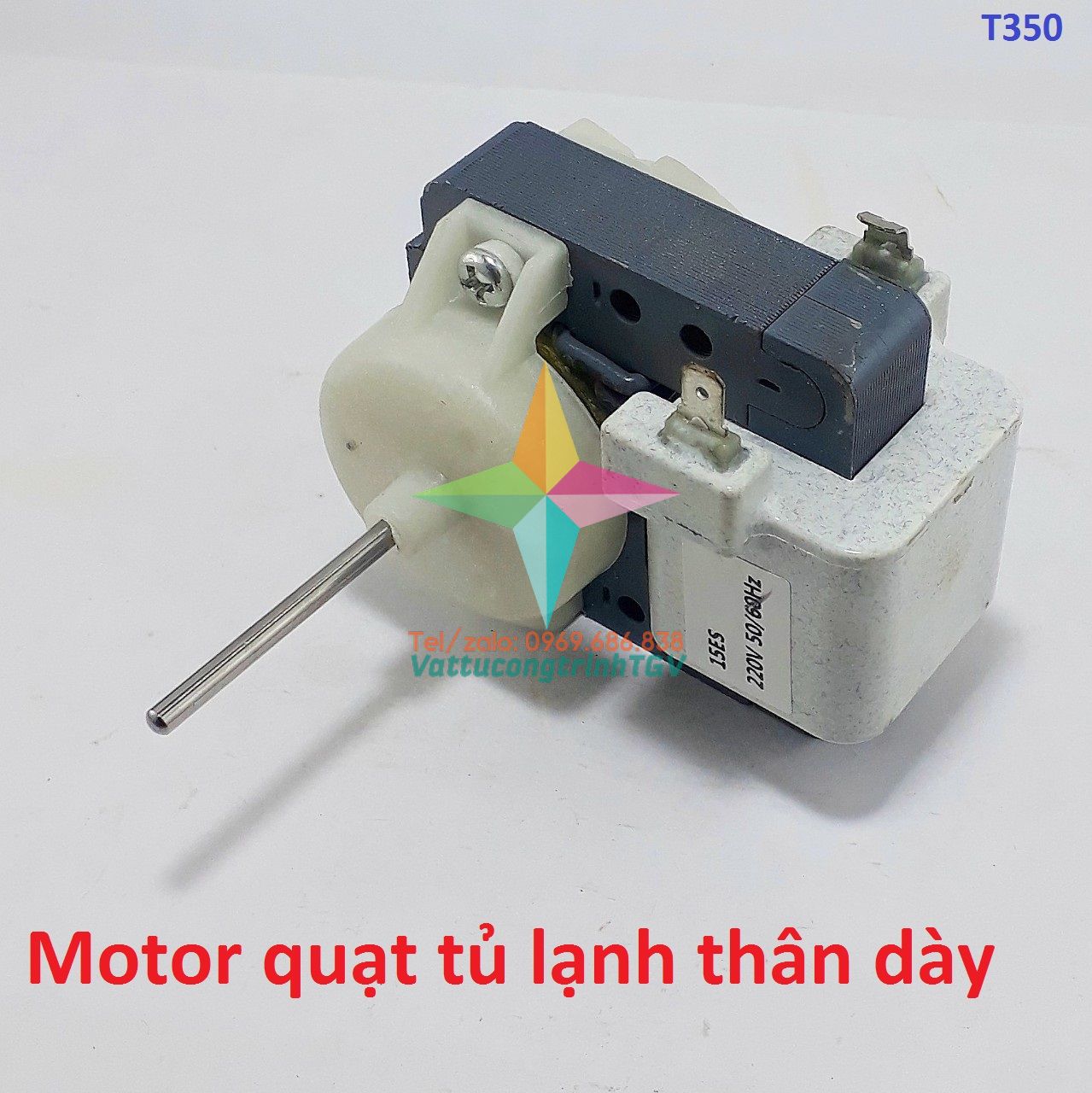 Motor quạt tủ lạnh 220V thân dày WT15ES