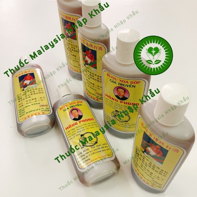 Dầu Xoa Bóp Hồng Phong 100ml- Hỗ trợ giảm đau ngoài da
