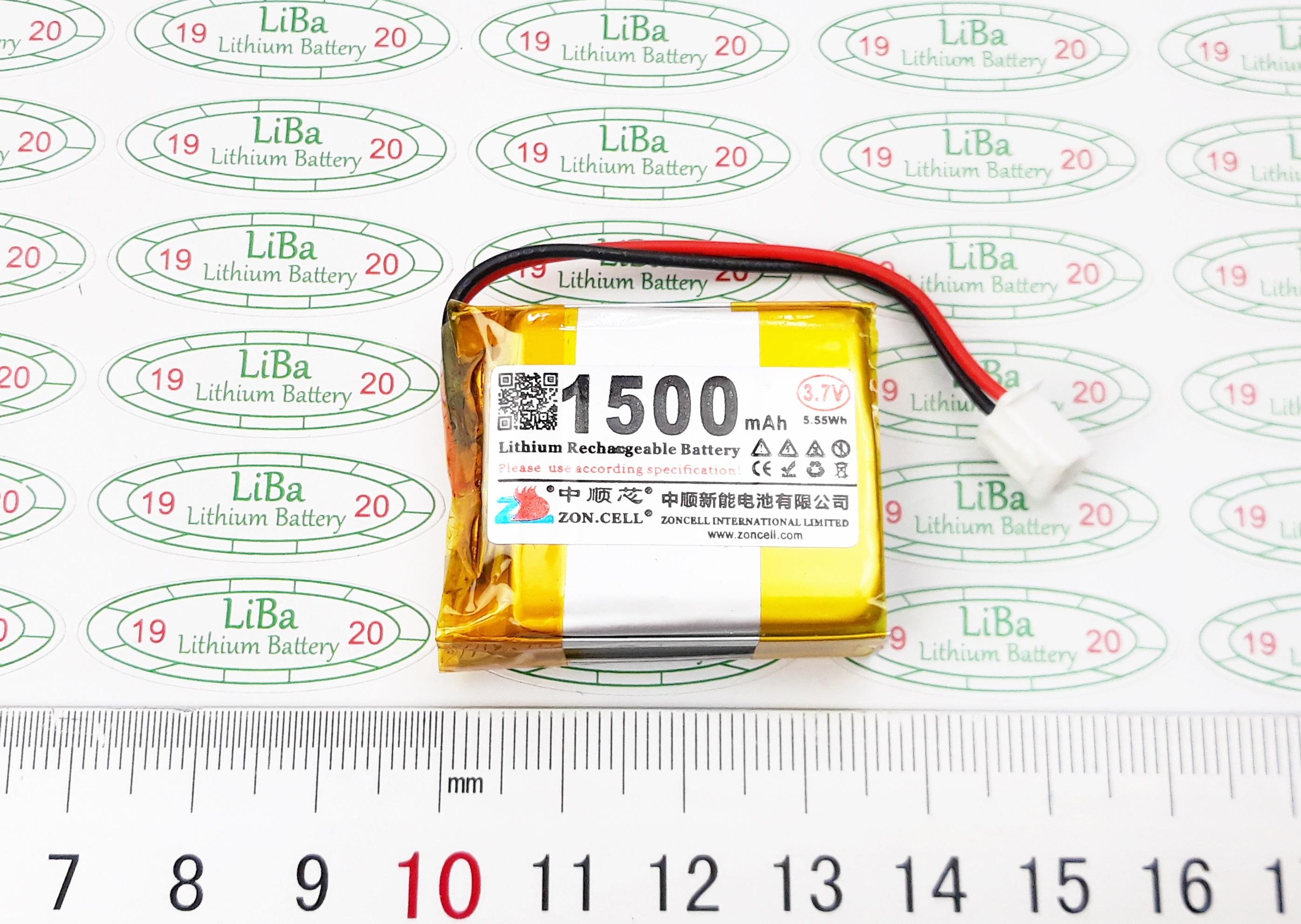 [HCM]Pin Lithium Polyme 3.7V 1500mAh 12 x 30 x 35 mm _ LiBa