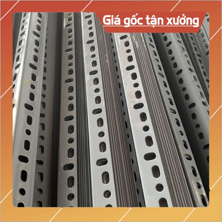 Cây sắt V lỗ ( V3 ) lắp kệ đa năng - Cây dài từ 10cm đến 1m