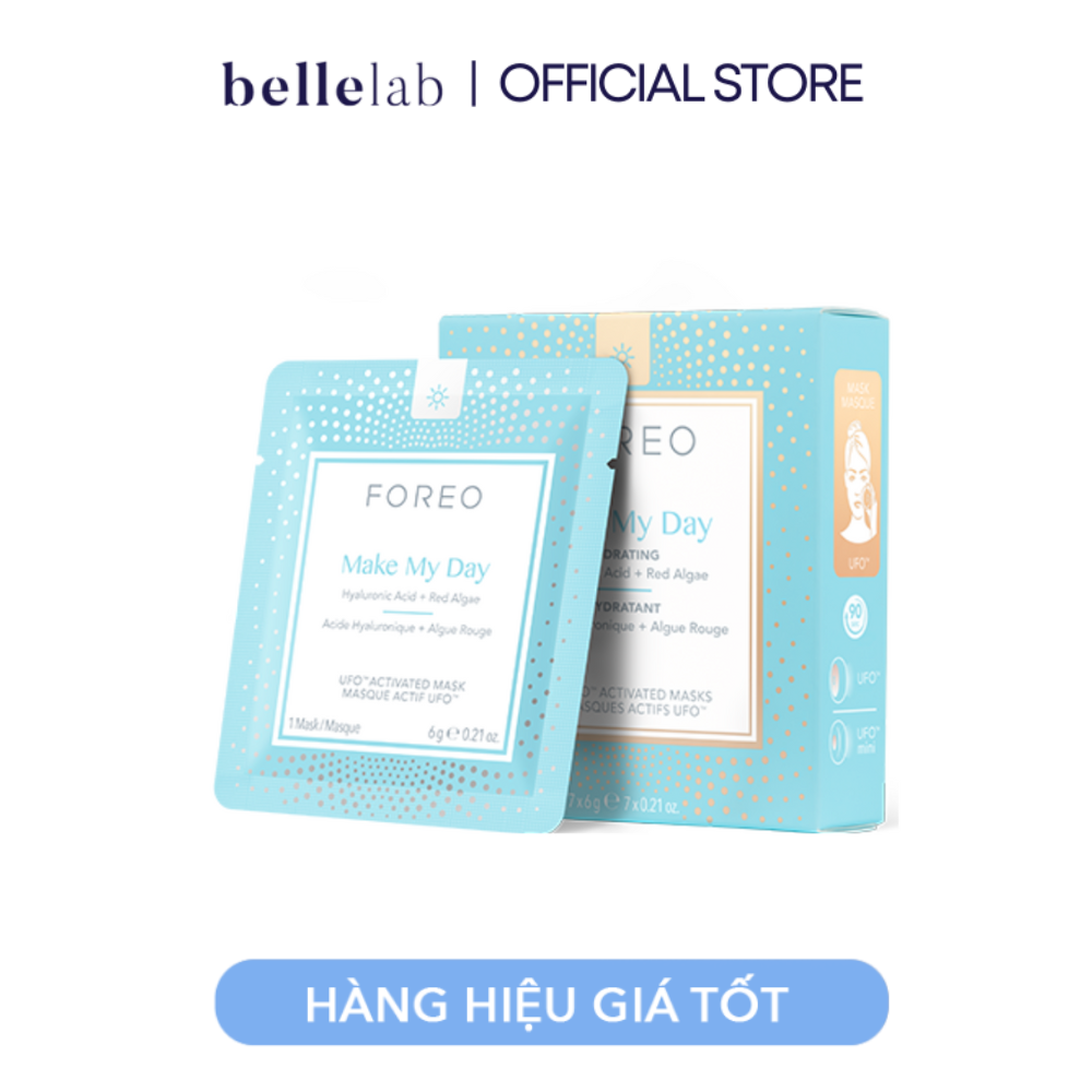 [CHÍNH HÃNG - CÓ SẴN] MẶT NẠ FOREO CẤP ẨM - FOREO UFO MASKS MAKE MY DAY - 6 MIẾNG