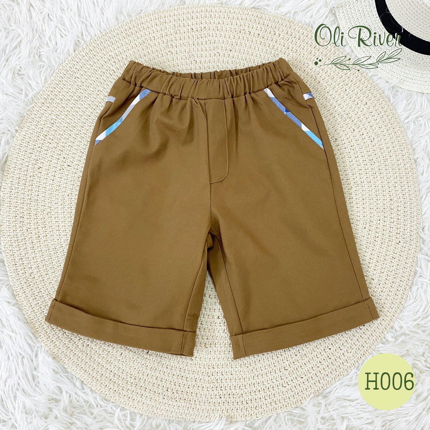 (1-10 tuổi) Bộ sơ mi bé trai chuẩn hãng Oli River cực phong cách (H006)