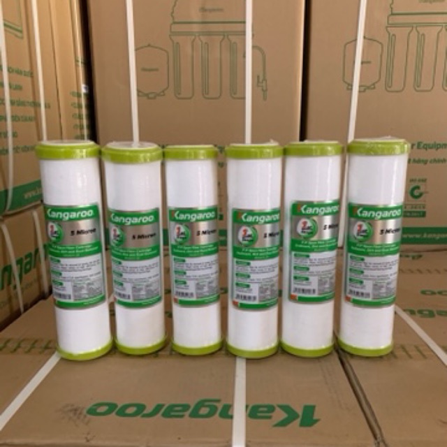 Combo 6 lõi lọc nước số 1 kangaroo - máy lọc nước kangaro