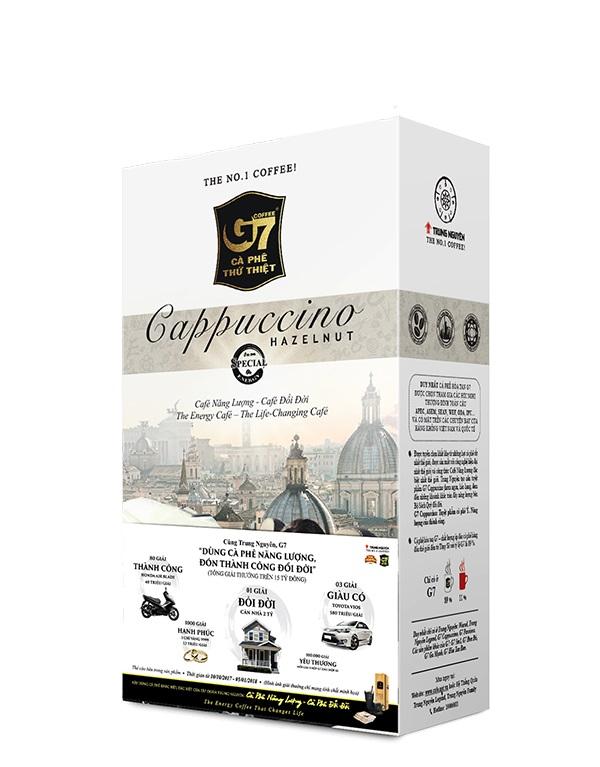 Combo 6  Hộp x 12 gói cà phê G7 Capuchino hazelnut