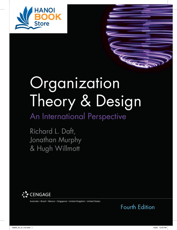 Organization Theory  Design An International Perspective