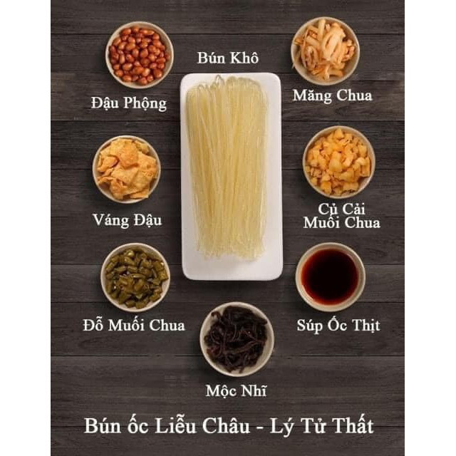 [HCM SIÊU RẺ] Bún Ốc Xà Cừ Lý Tử Thất 2021