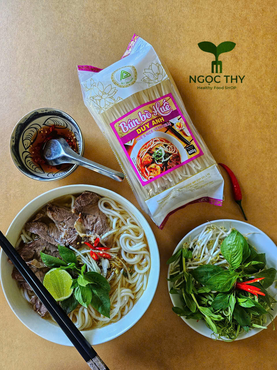 Bún bò Huế Duy Anh Foods gói 400gr