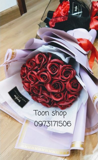 Bó hoa hồng sáp thơm vĩnh cửu 20 bông