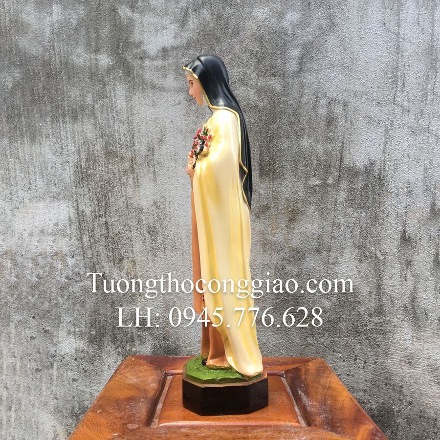 Tượng bà Thánh Teresa 40cm composite
