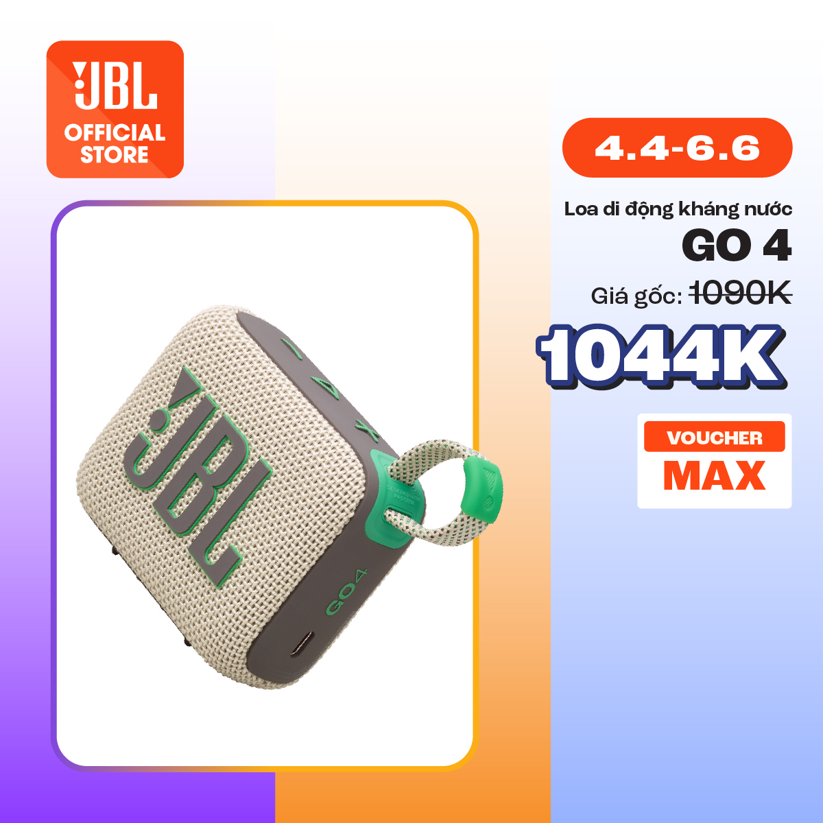 [BEST SELLER] Loa Bluetooth JBL GO 4 - Hàng Chính Hãng